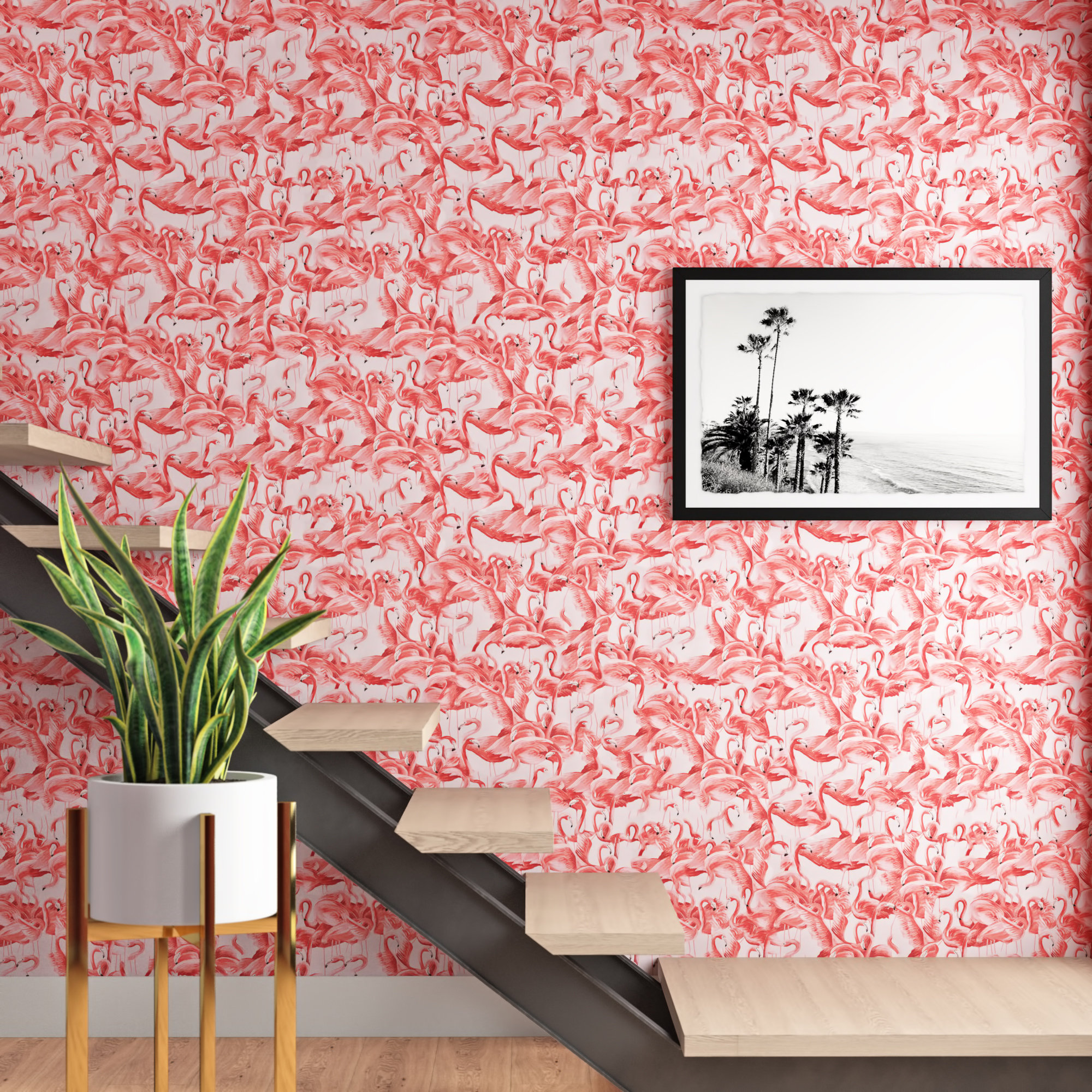 Alexio Flamingo Cheeky 16 5 L X 20 5 W Peel And Stick Wallpaper Roll Allmodern Search free cheeky wallpapers on zedge and personalize your phone to suit you. allmodern