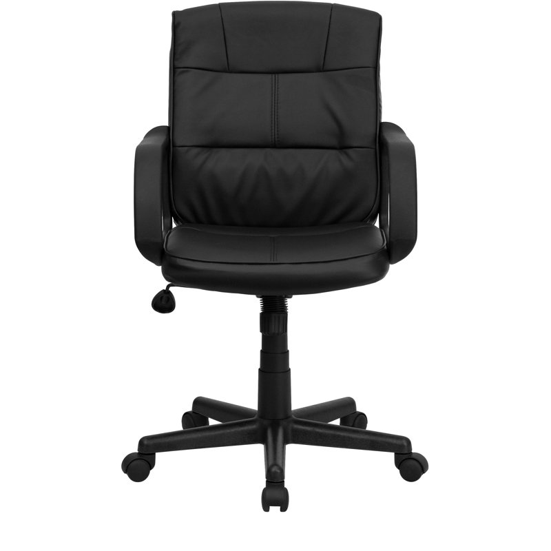 Flash Furniture Embroidered Mid Back Swivel With Arms Task Chair Reviews Wayfair