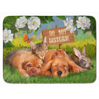 East Urban Home Scottish Terrier Rectangle Microfiber Non Slip Bath Rug Wayfair