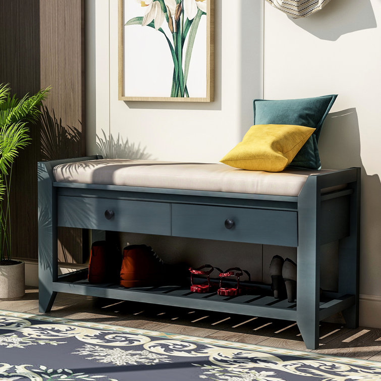 contemporary shoe storage bench