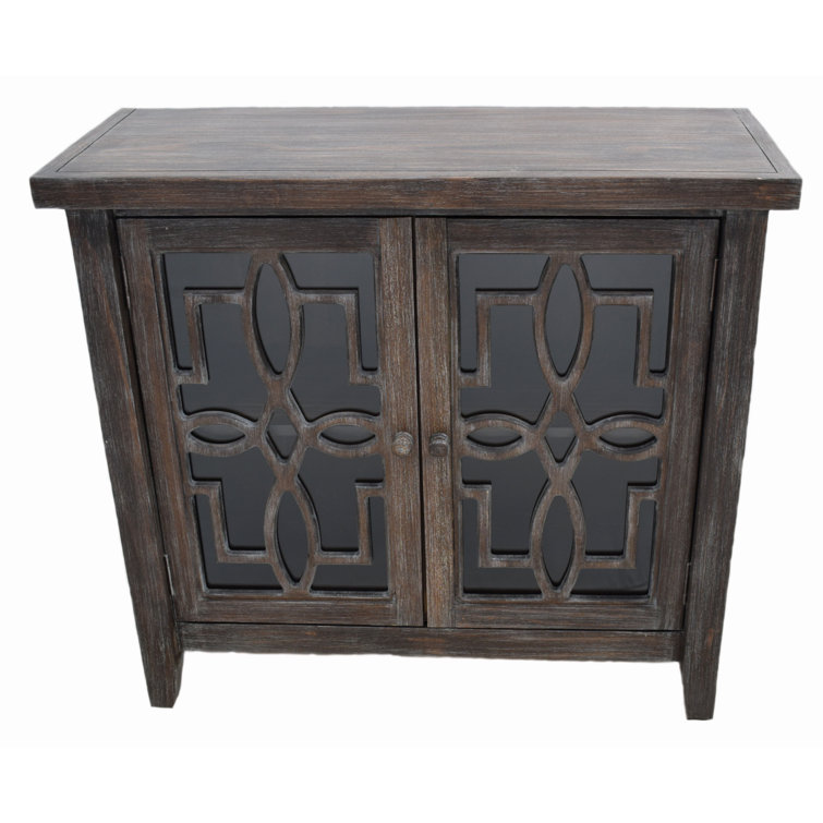 Bloomsbury Market Haide Solid Wood 2 Door Accent Cabinet Wayfair