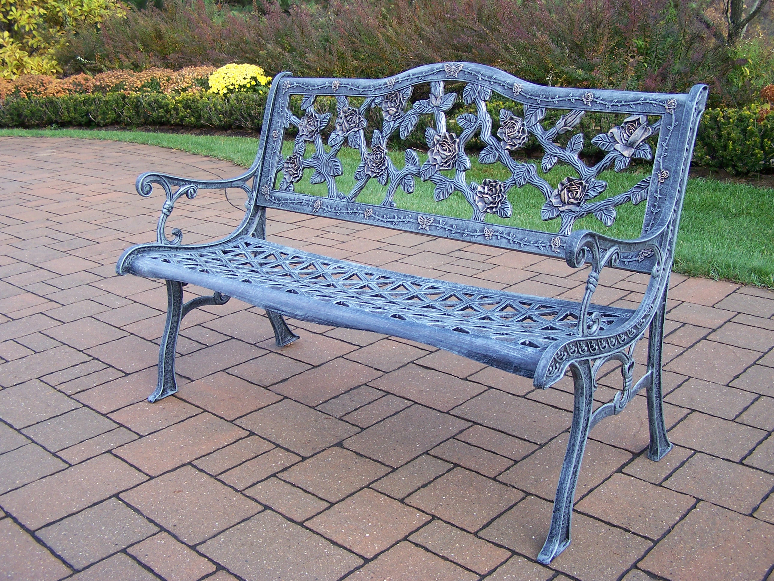 Oakland Living English Rose Park Bench Wayfair