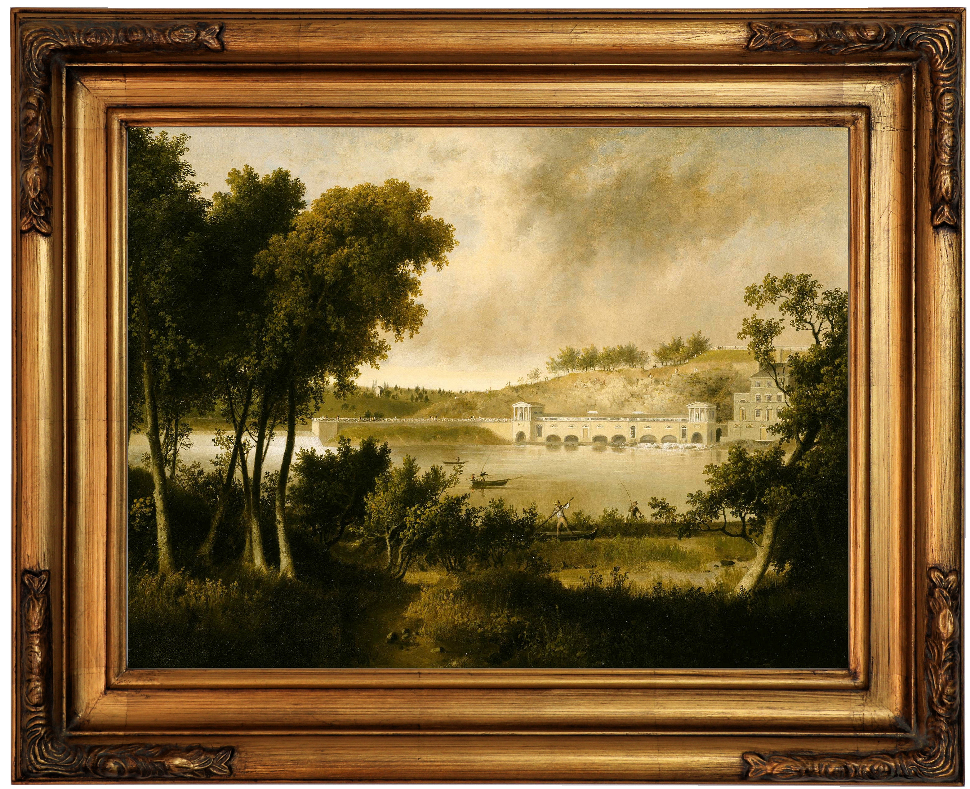 Pastoral Landscape by Asher Brown Durand Giclee Fine Art Print Repro on Canvas