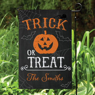 Details about   Trick or Treat Pumkin Flag Halloween Home Garden Flag Decor Duty 12 x 18 inch 