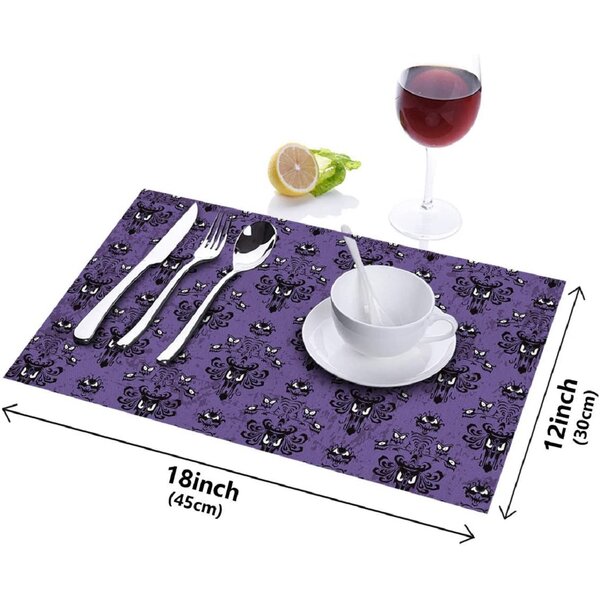 Placemats Table Runner Placemat Purple Placemat Oven Glove Table Set Hot Pad Pot Holder Napkins Table Linen