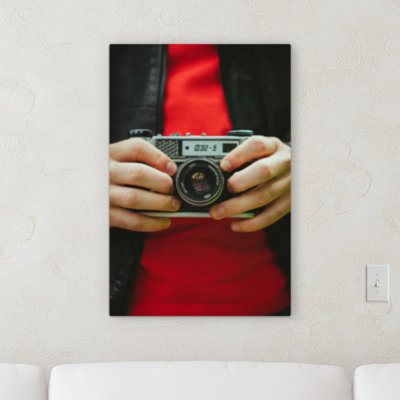 'Portrait Style Photography (504)' Photographic Print on Canvas Latitude Run® Size: 20