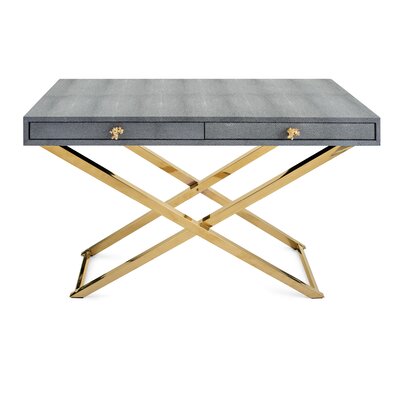 Everly Quinn Charleigh Stainless Steel Console Table