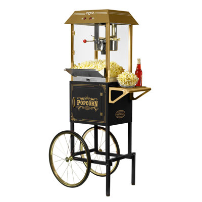 Nostalgia 10 oz. Popcorn Machine with Cart
