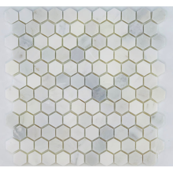 Bloom Stone 1 X 3 Marble Honeycomb Wall Floor Tile