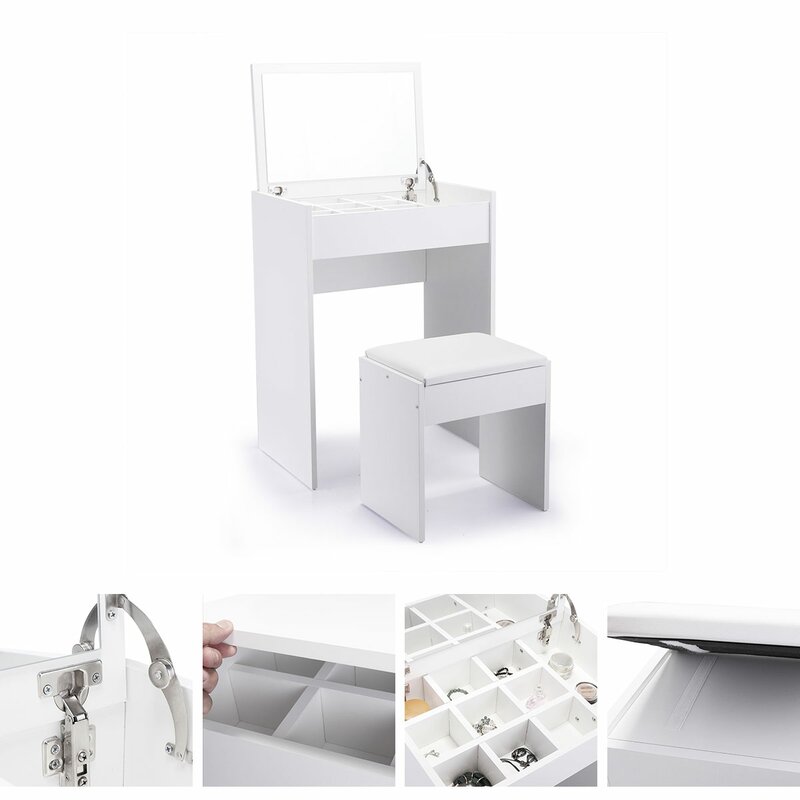 cosmetic table mirror