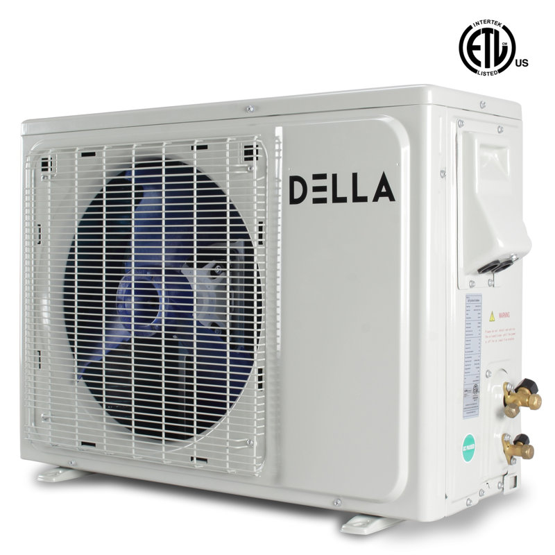 Della Wall Mounted 12 000 Btu Ductless Mini Split Air Conditioner With Heater And Remote Reviews Wayfair