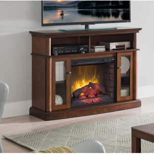 Devan Infrared TV Stand with Fireplace by Alcott Hill