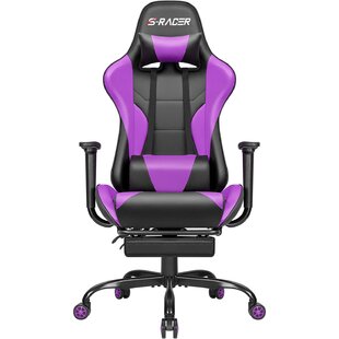 purple and blue gaming chair