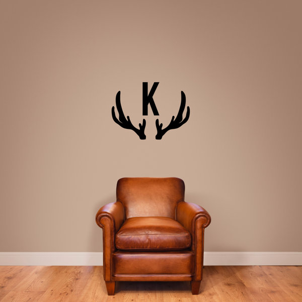 monogram wall decal