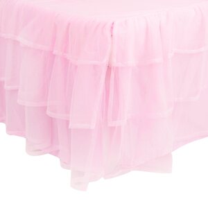 Triple Layer Tulle Bed Skirt