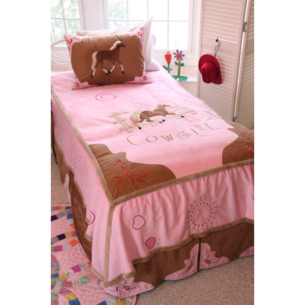 Zoomie Kids Jerald Cowgirl Kids Twin Bed In Bag Collection Reviews Wayfair