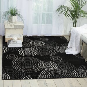 Densmore Black Area Rug