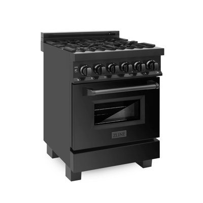 RASeries 24" 2.8 cu. ft. Freestanding Dual Fuel Range ZLINE Kitchen and Bath