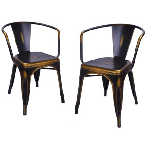 Halley Metal Dining Chair (Set Of 2) by Williston Forge Find