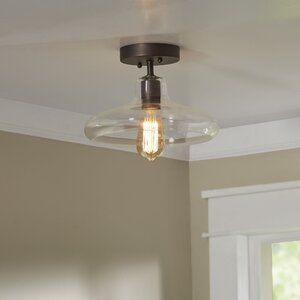 Bouvet 1-Light Semi Flush Mount