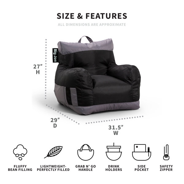 Comfort Research Dorm Standard Bean Bag Chair & Reviews | Wayfair