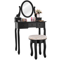 Wayfair Espresso Wood Makeup Vanities You Ll Love In 2021