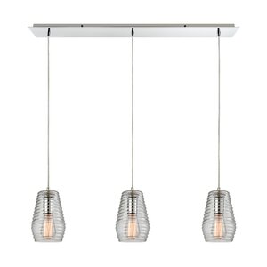 Denis 3-Light Kitchen Island Pendant