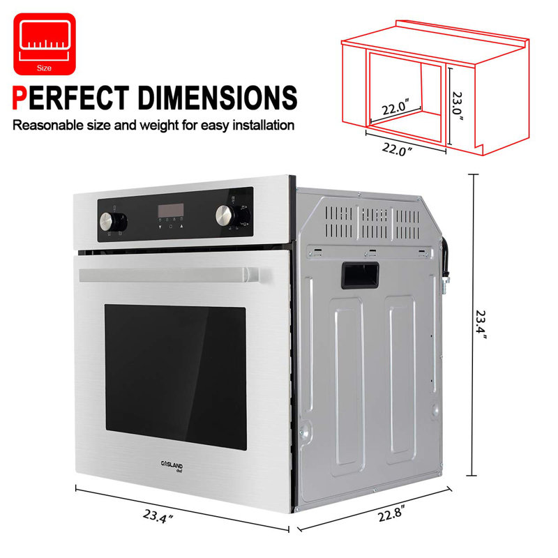 Gaslandchef Single Wall Oven Gasland Chef 24 Built In Natural