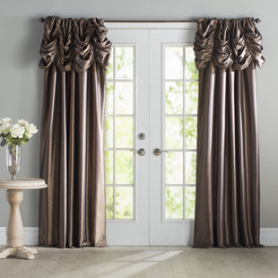 Faux Silk Taffeta Curtains Wayfair Quickview