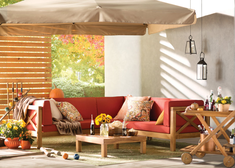Highland Dunes Ellison 4 Piece Sectional Seating Sofa Set With