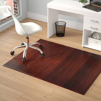 Symple Stuff Bamboo Office Chair Mat Reviews Wayfair