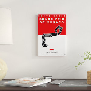 East Urban Home Minimal Movie 'F1 Monaco Race Track ...