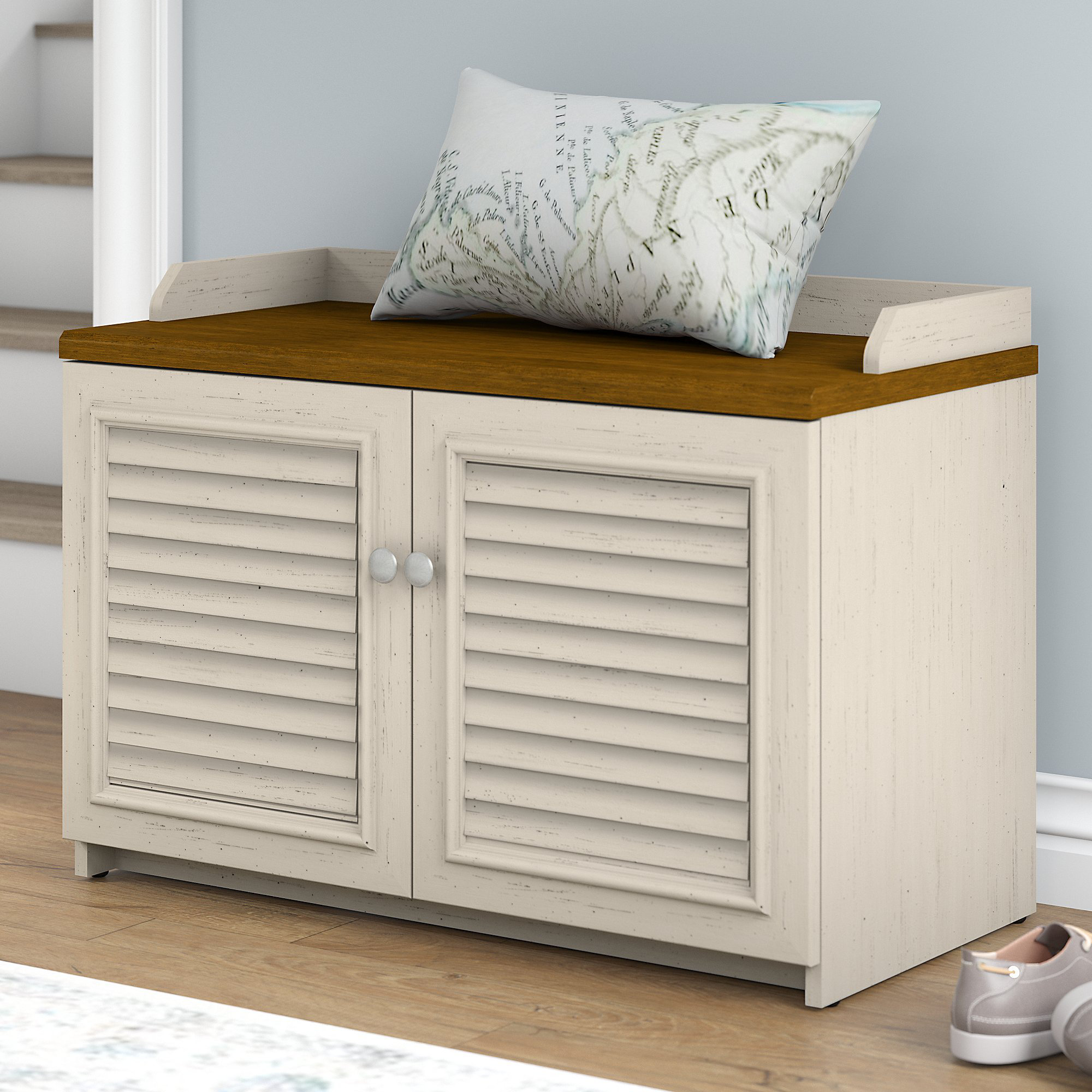 Beachcrest Home Waelder 8 Pair Shoe Storage Bench & Reviews Wayfair