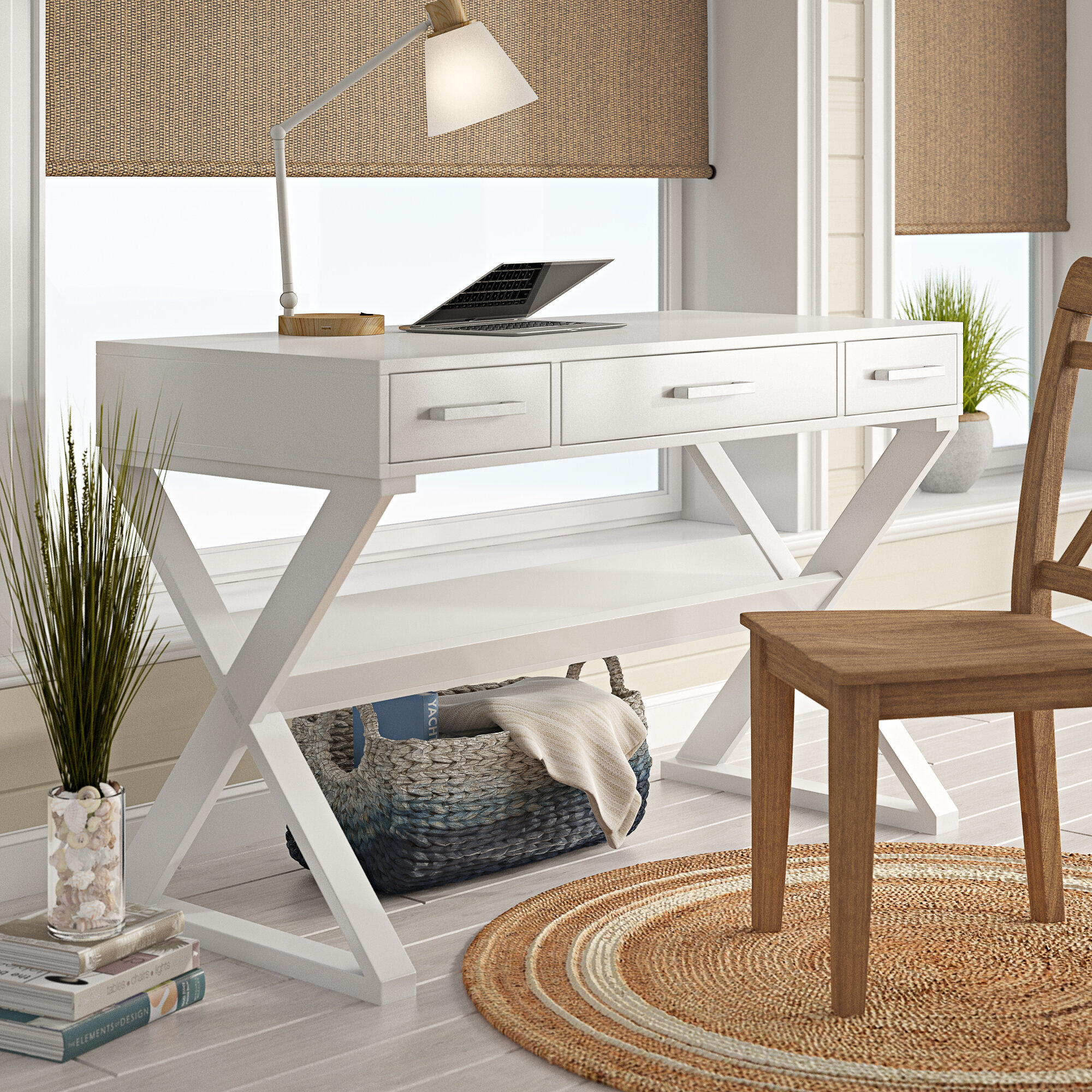 Coastal Computer Desks You Ll Love In 2021 Wayfair