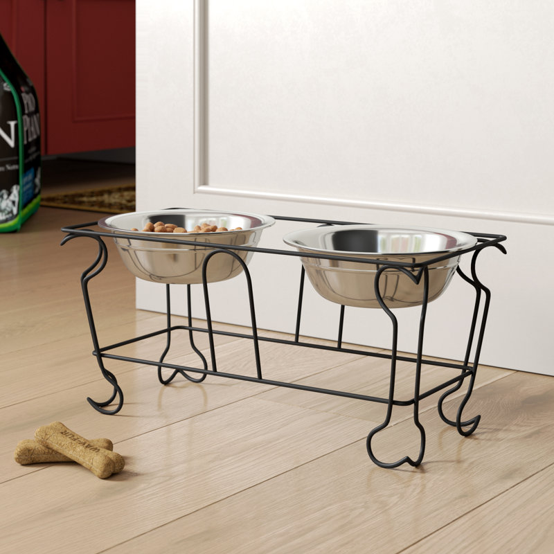 wayfair elevated dog bowls