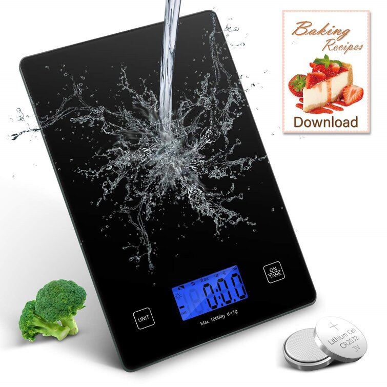 Small Food Digital Kitchen Weight Scale Grams & Ounces Backlit Stainless Steel 