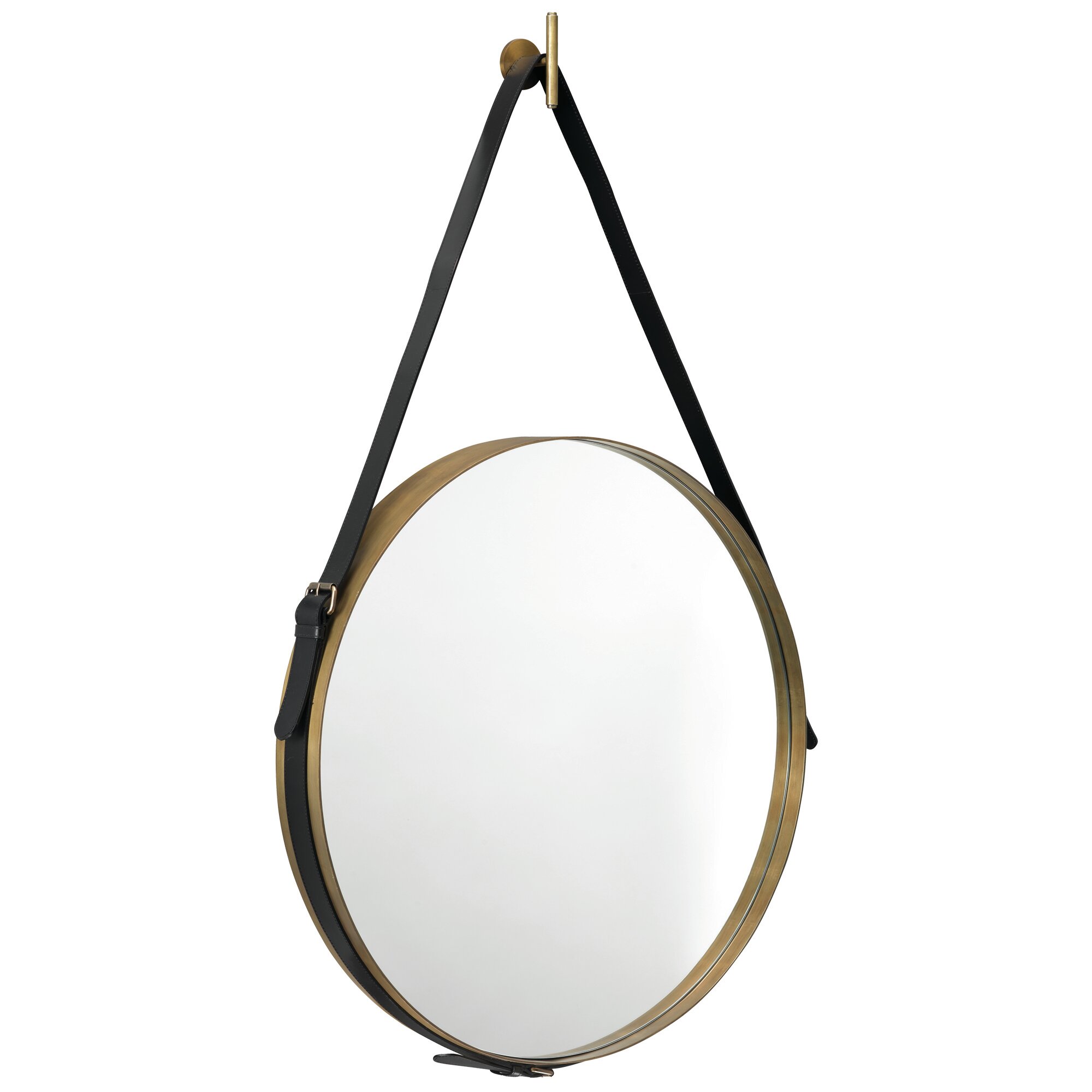 black round mirror