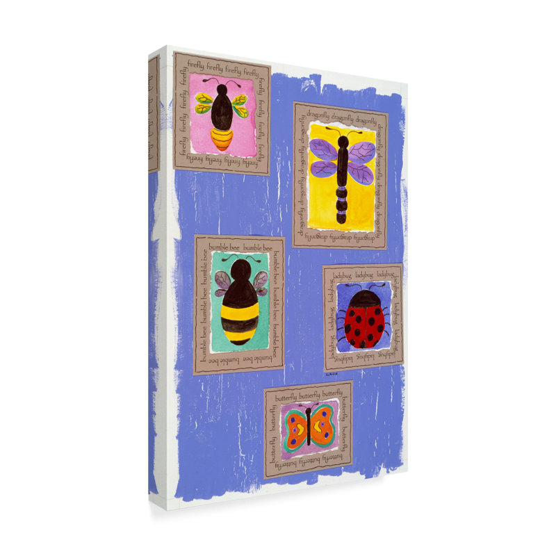 Winston Porter Bug Frames Acrylic Painting Print On Wrapped Canvas Wayfair