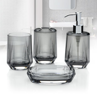 Navy Bathroom Accessories Wayfair Save