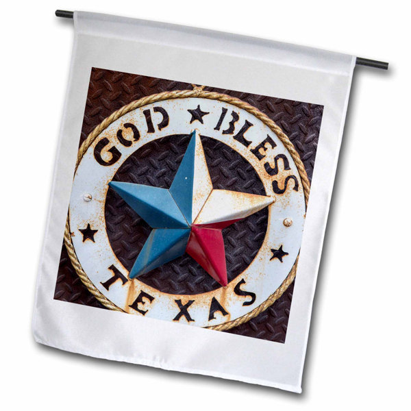 3drose Lone Star Of Texas Polyester Garden Flag Wayfair