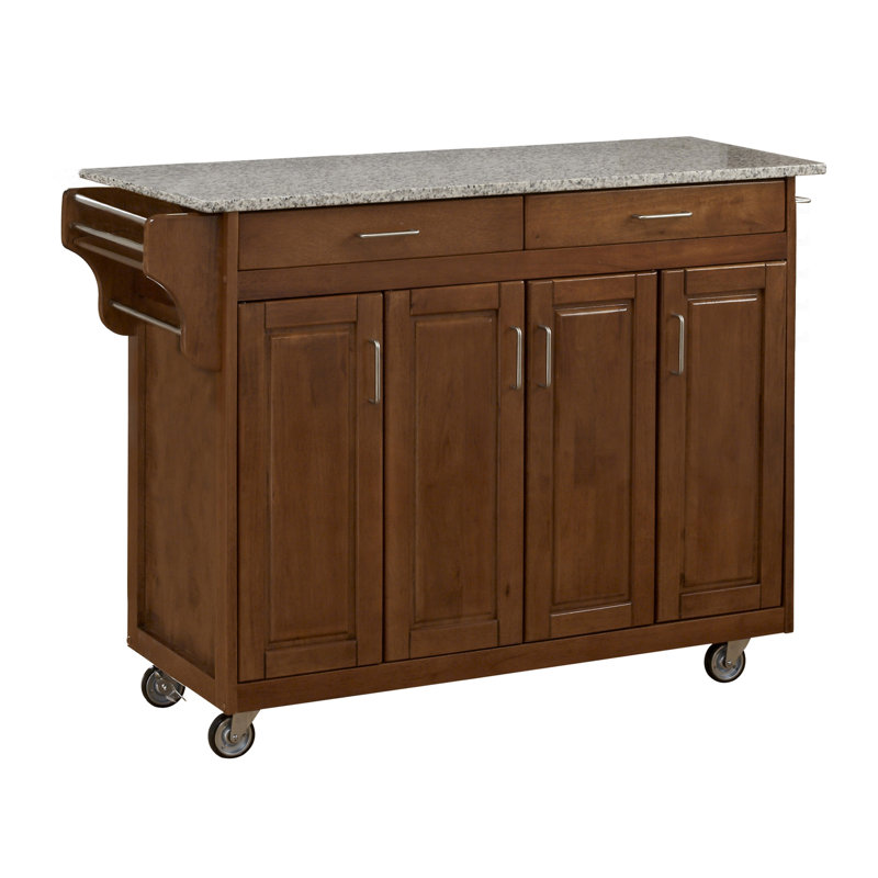Campuzano Kitchen Island With Granite Top Reviews Joss Main