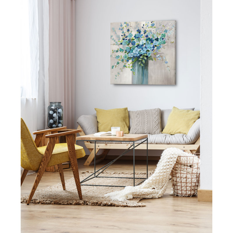 Sea Isle Wildflowers Wrapped Canvas Painting On Canvas Reviews