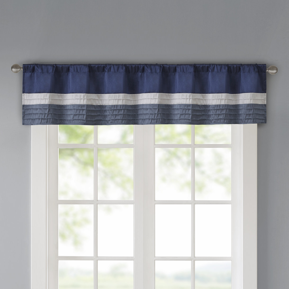 Andover Mills Liesel Pintuck 50 Window Valance Reviews Wayfair