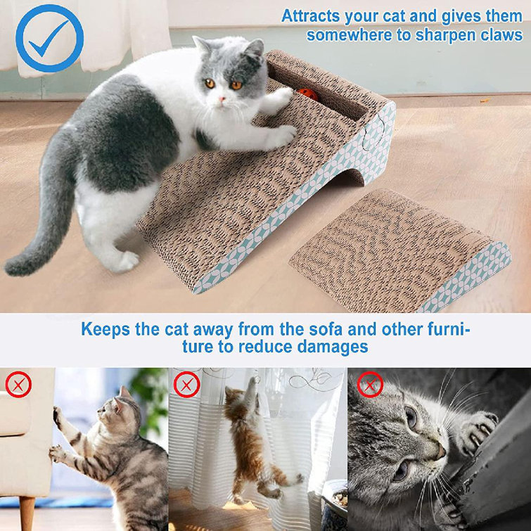 corrugated cardboard cat scratcher refill