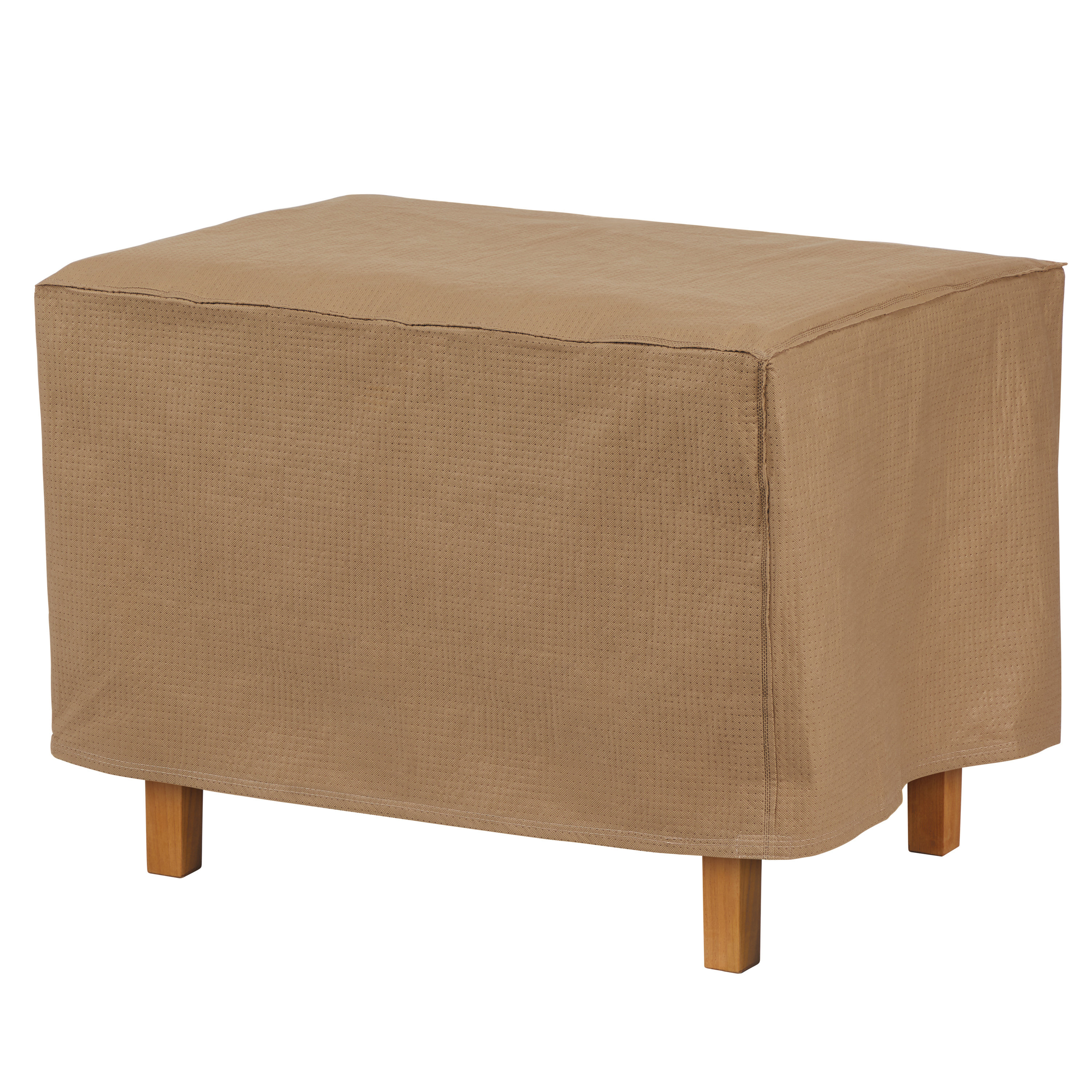 Wayfair Basics Rectangle Patio Ottoman Or Side Table Cover Reviews Wayfair