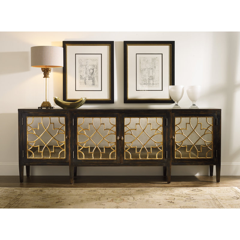 Living Room Mullings Four Door Mirrored Console Sideboard Reviews Living Room Mullings Four Door Mirrored Console Sideboard