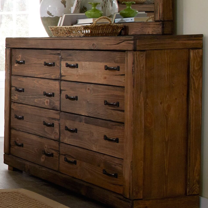 Loon Peak Hilton 8 Drawer Double Dresser Reviews Wayfair Hilton 8 Drawer Double Dresser