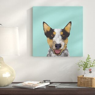 Heather Galler German Shepherd Dog Gallery Wrapped Canvas 16"x20" 