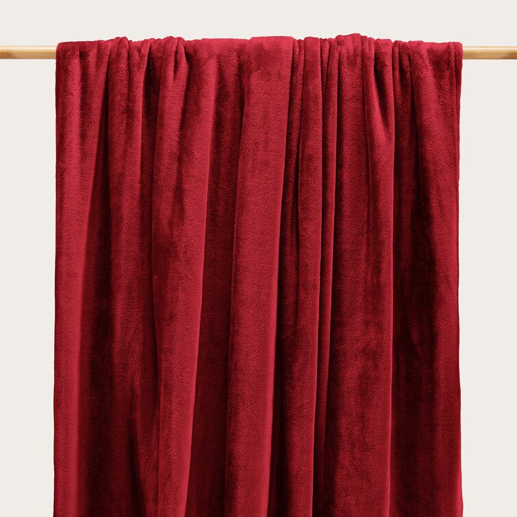 StangH Velvet Curtains & Flannel Fleece Blanket 