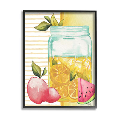 Iced Lemonade Pitcher Abstract Pink Lemon Fruit by Elizabeth Medley Graphic Art Print Rosalind Wheeler Format Black Framed Size 20 H x 16 W x 1 Iced Lemonade Pitcher Abstract Pink Lemon Fruit by Elizabeth Medley Graphic Art Print Rosalind Wheeler Format Black Framed Size 20 H x 16 W x 1